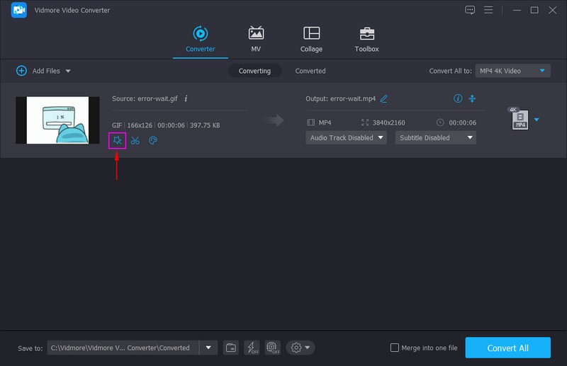 編集ボタンを押す
