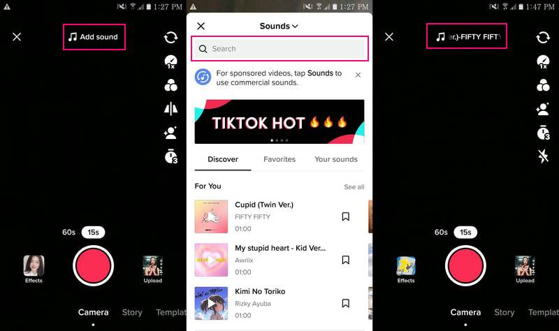 TikTok を使って動画に音楽を追加する方法