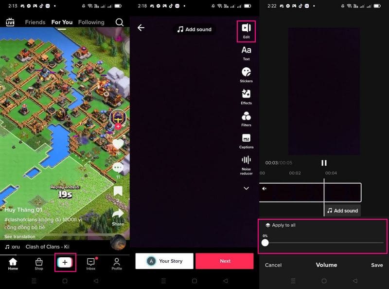 TikTok の動画をミュートする方法
