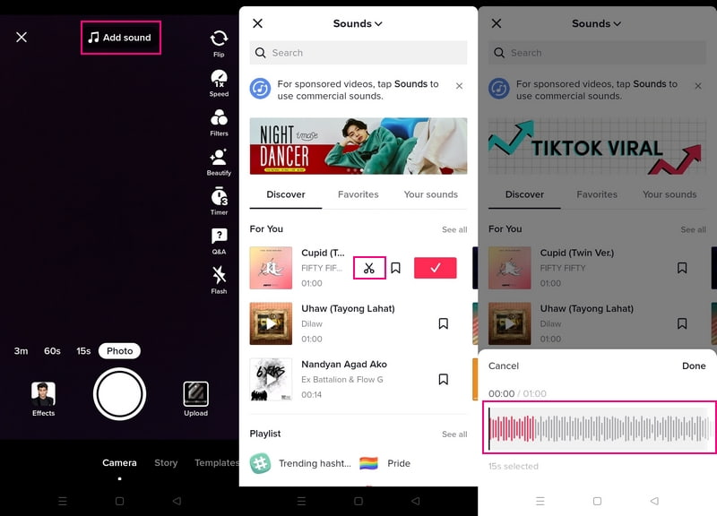 TikTokにサウンドをアップロードする方法