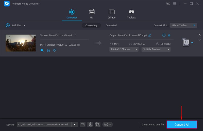 フィルター付き動画を保存する