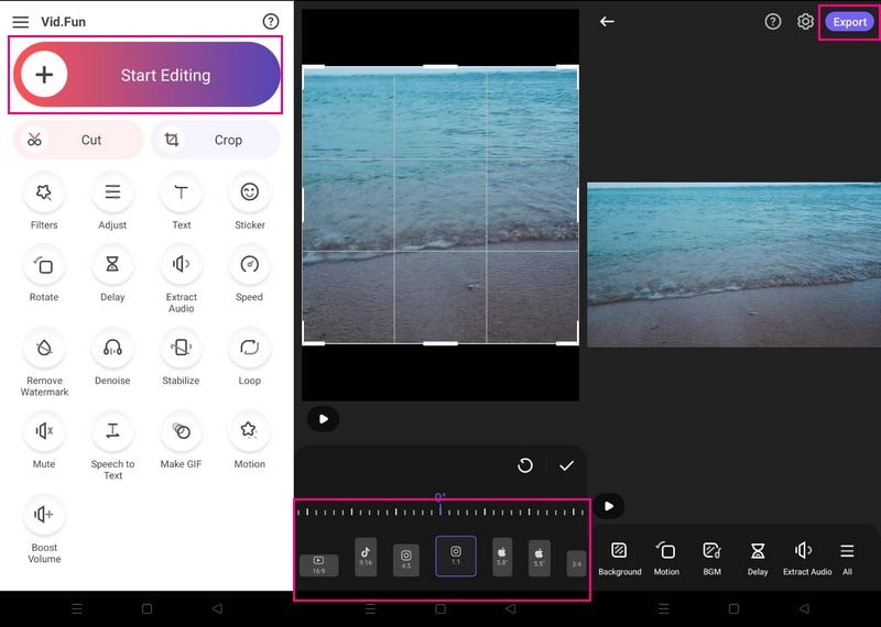 AndroidでInstagram用動画を作成する方法