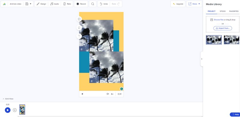 Animoto の使い方