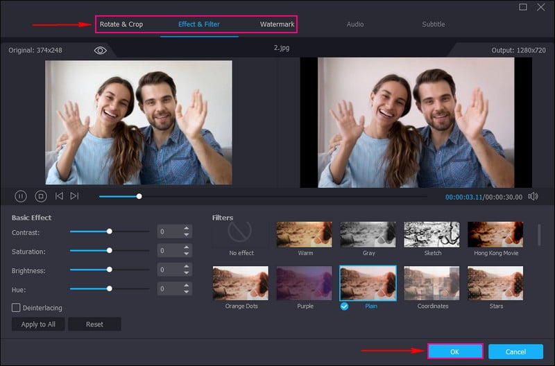 編集をクリック