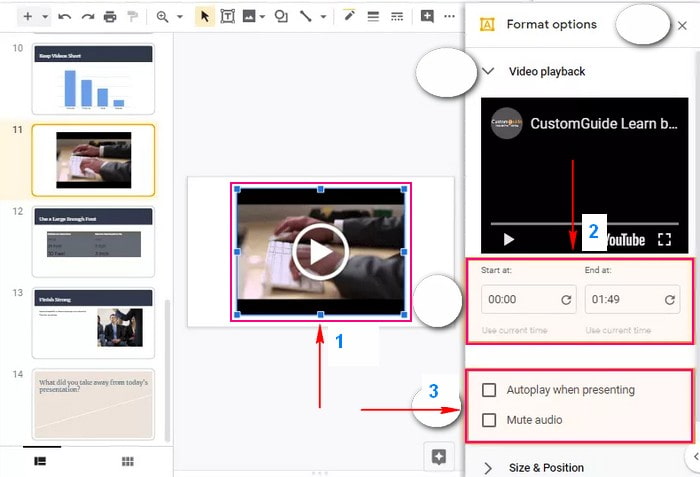PC 内の動画の場合 PowerPoint で動画を再生する方法