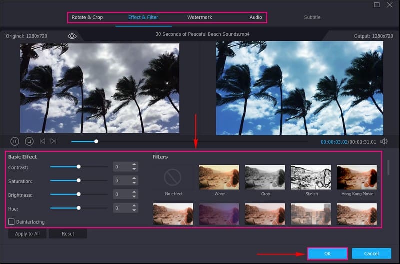 編集機能にアクセスするために編集ボタンをクリック