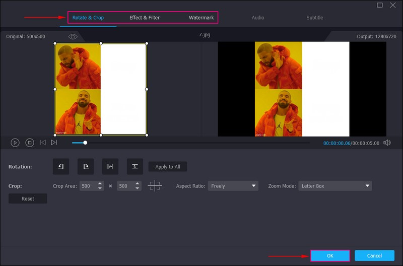 「編集」ボタンをクリックして編集ツールを開きます