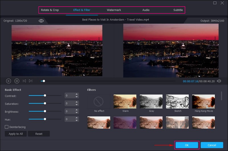 魔法の杖ボタンをクリック