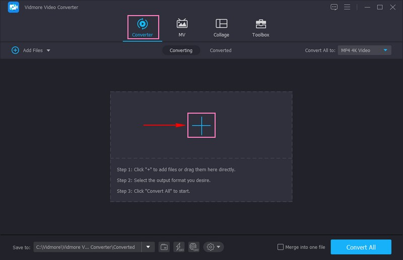 コンバータータブに移動