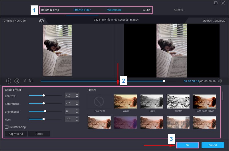 編集ボタンを押して編集機能を開く