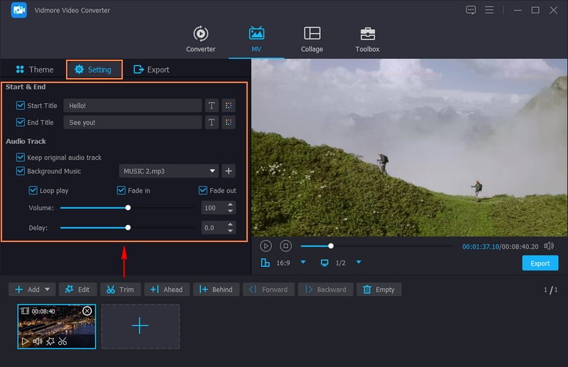 テーマ・タイトル・BGMを適用