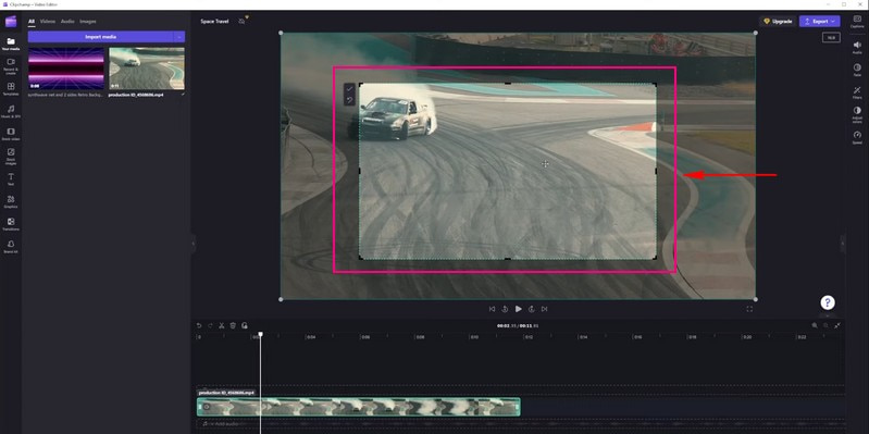 Clipchampで動画をクロップ（トリミング）する方法