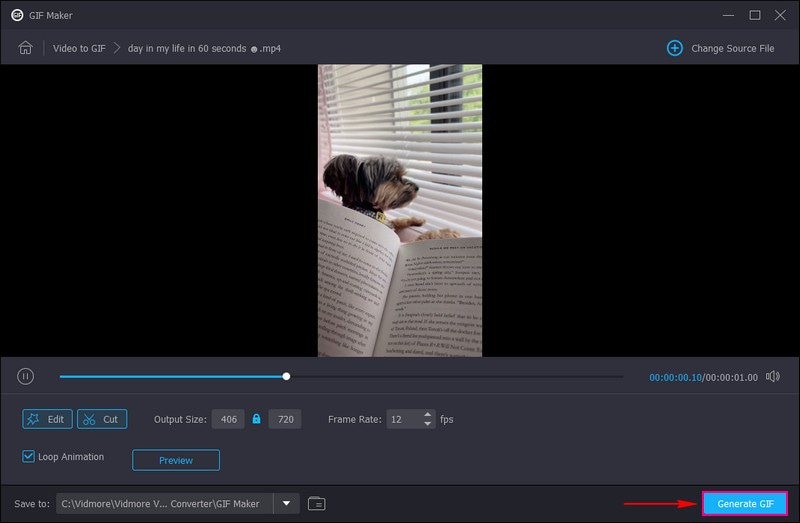 GIFを書き出して保存する