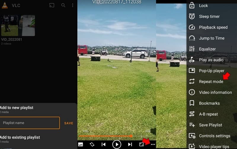 VLC で動画をループ再生する方法