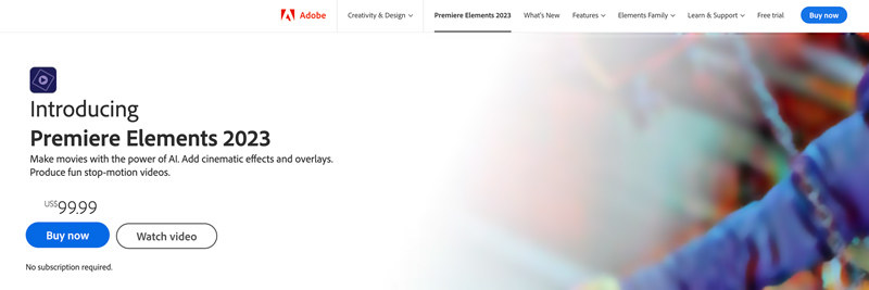 母の日動画メーカー Premiere Elements