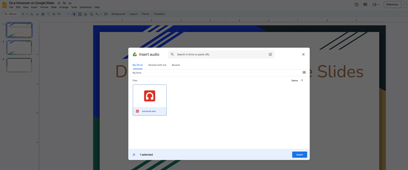 Google スライドにナレーションを入れる