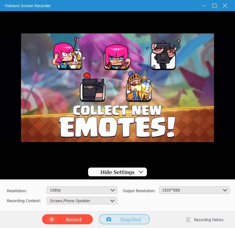 クラッシュ・ロワイヤル録画