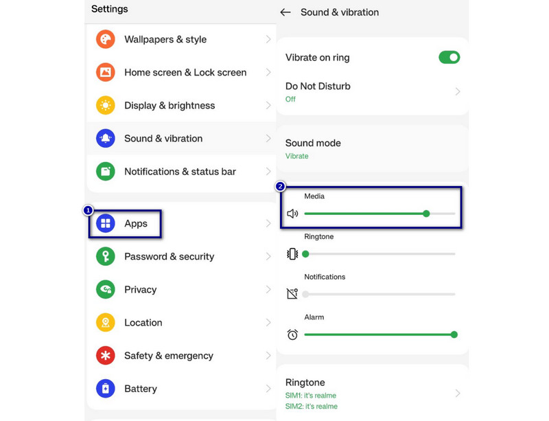 Androidの消音を解除