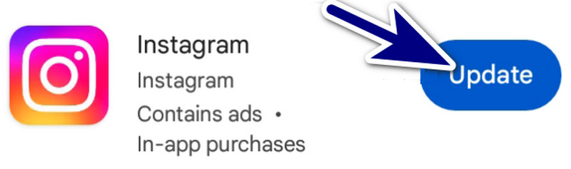 Instagramをアップデート