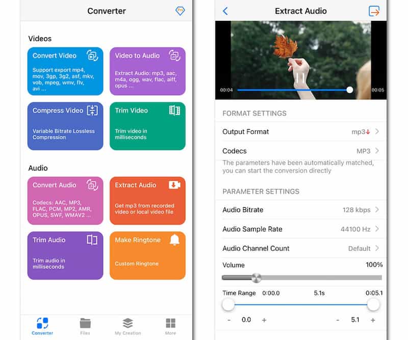 MOVをMP3に変換 iPhone