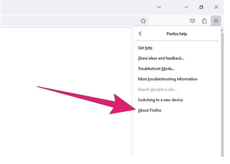 Firefox アップデート取得