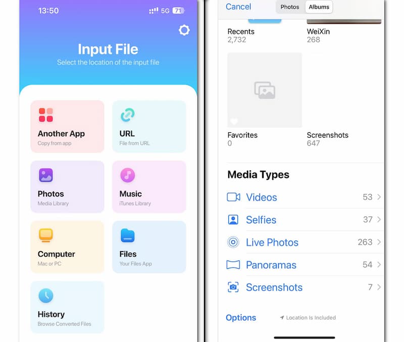 コンバーターにMKVを入力
