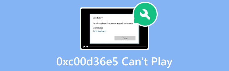 0XC00D36E5「再生できません」を修復