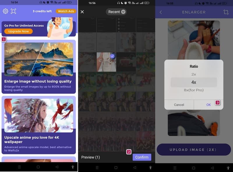 AI Enlargerで画像をアップスケール