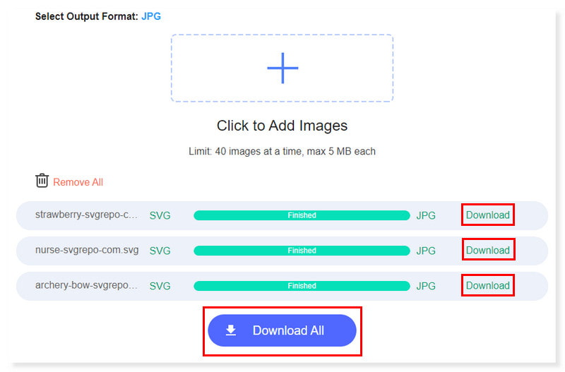 Vidmore すべての画像をダウンロード