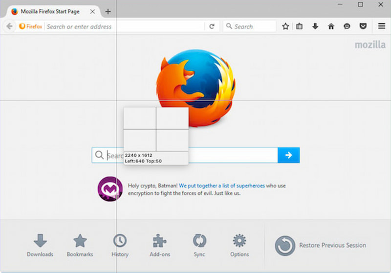 Vidmore Screen Recorder 画面範囲の設定