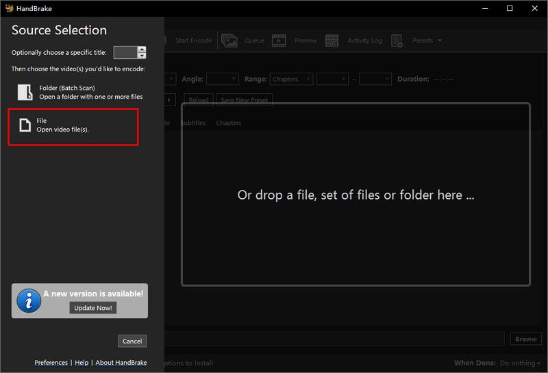 HandBrakeでHDRを追加