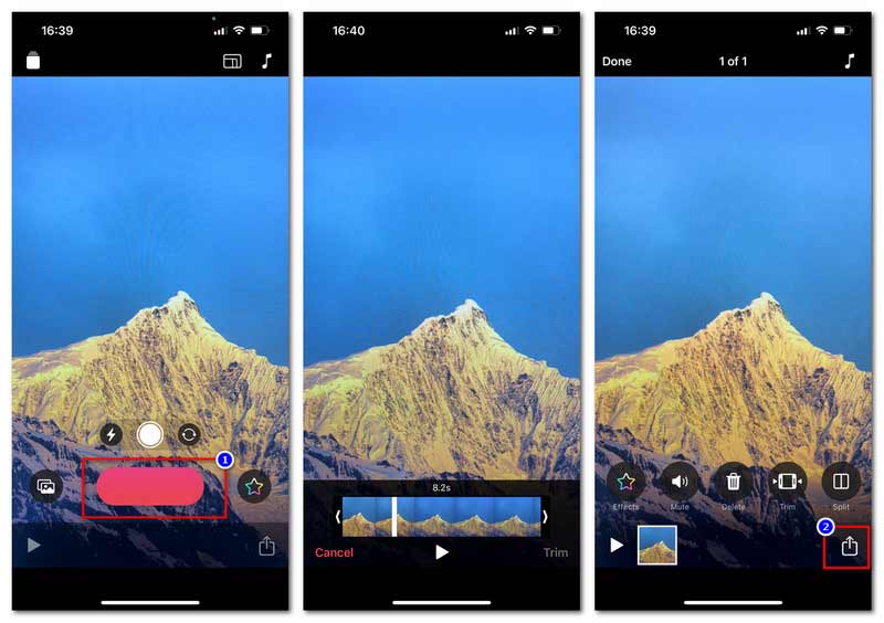 iPhoneでHDR動画を編集
