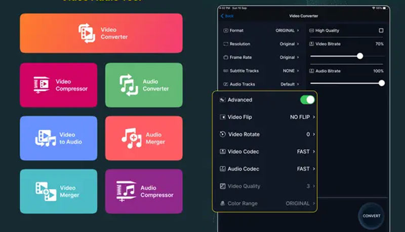 iPhone 用コンバーター