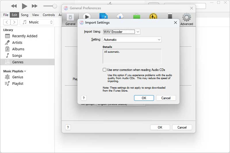 iTunesインターフェース