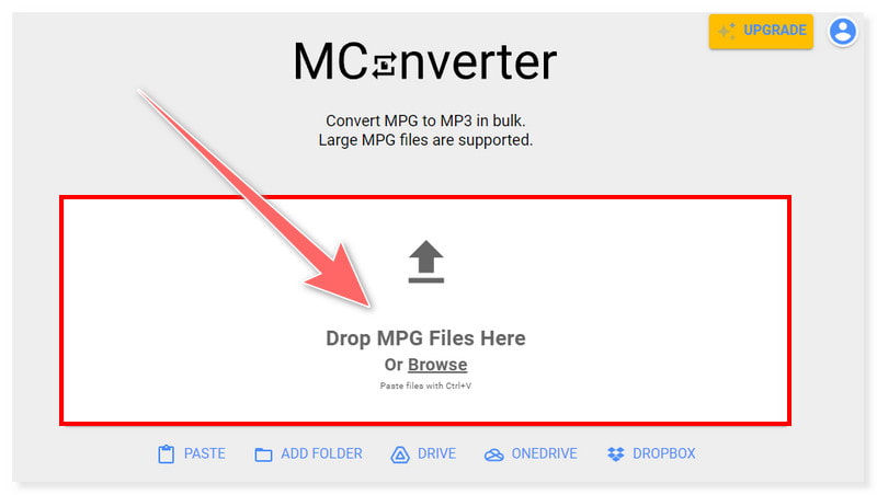 MConverter オンライン MPG → MP3