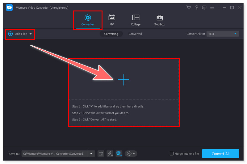 Vidmore WebM から MP3 変換ツール