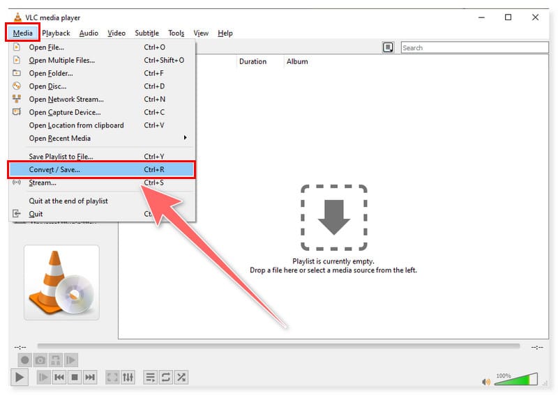 VLC 動画からMP3コンバーター