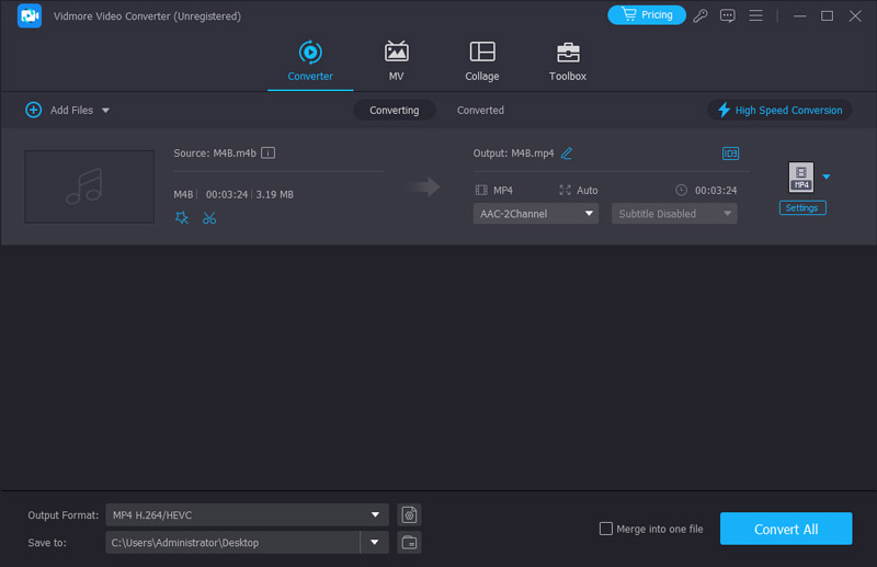 M4Bファイルを追加