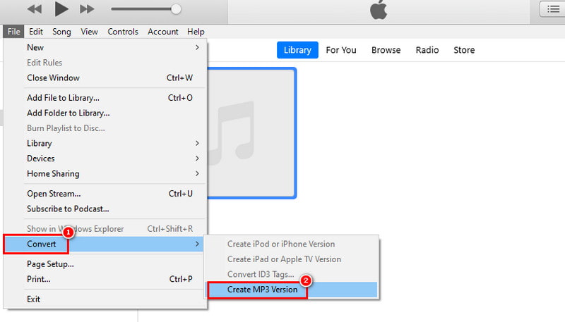 MP3バージョンを作成