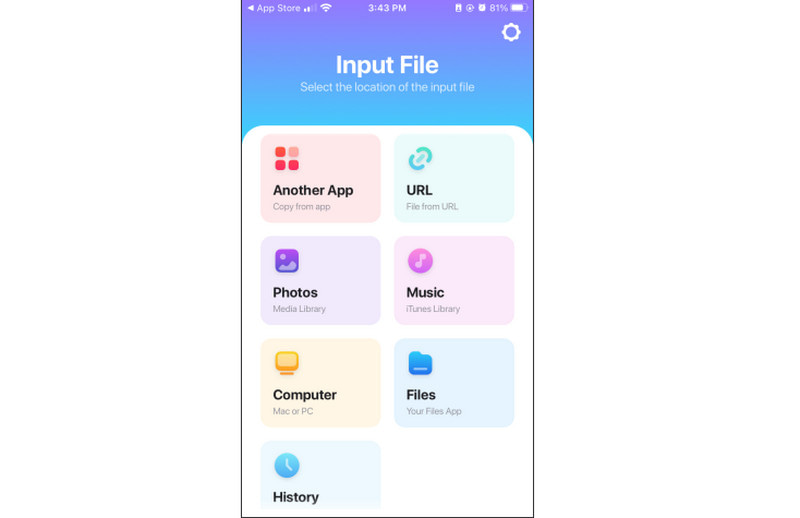 iPhone 向け動画変換アプリ