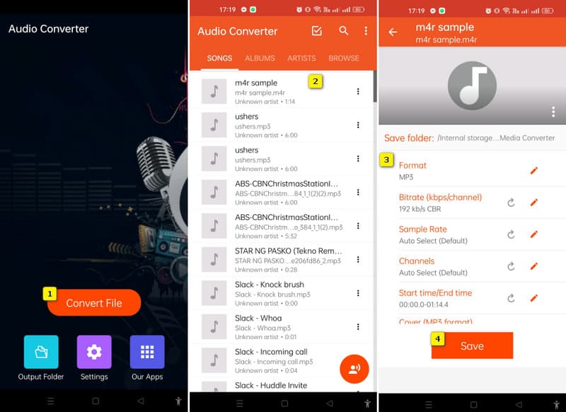 Convert M4R MP3 App 変換