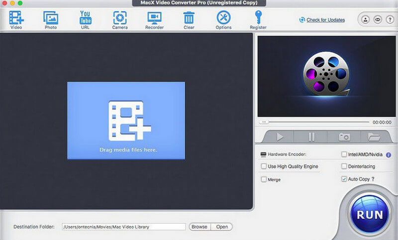 MOV WMV コンバーター MacX