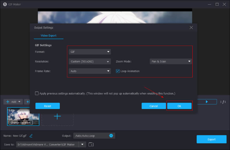 Apng Gif Vidmore 設定
