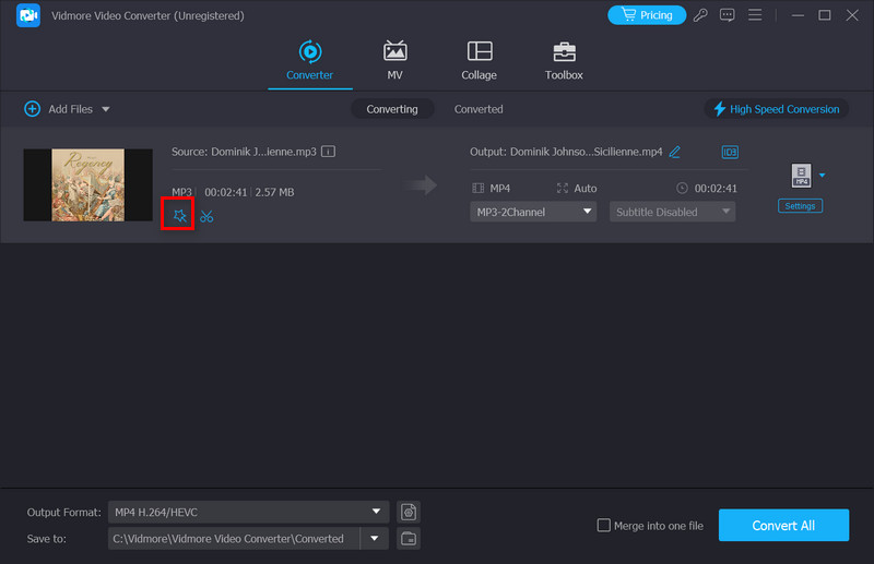 オプションを選択