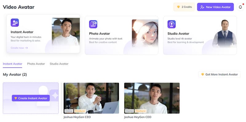 アバターを作成