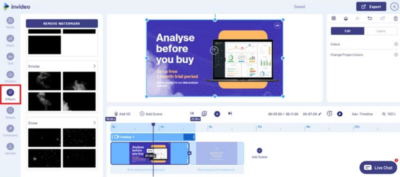 Invideo エフェクト