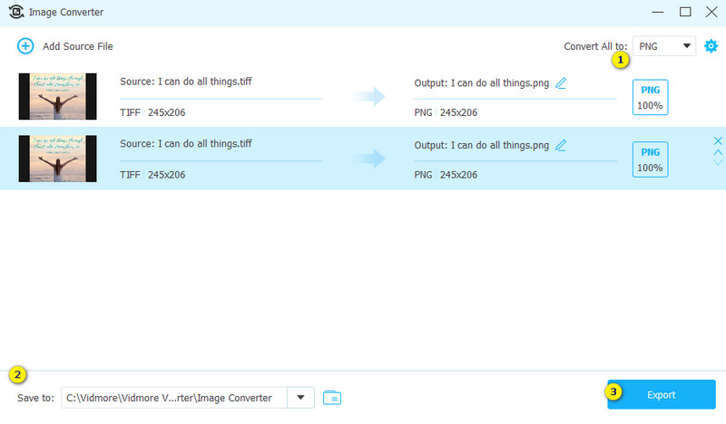 Tiff を Png に変換 Vidmore ツール 変換