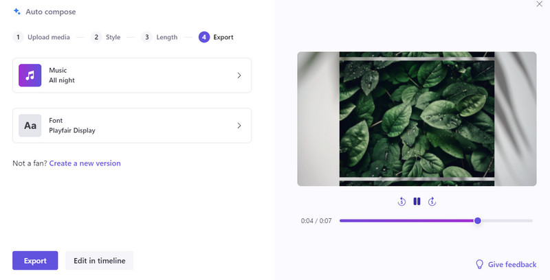 Clipchamp動画エディター