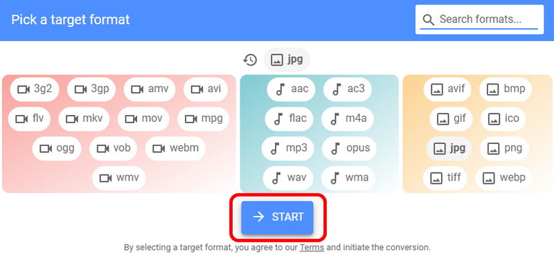 Mconverter で MP4 を JPG に変換