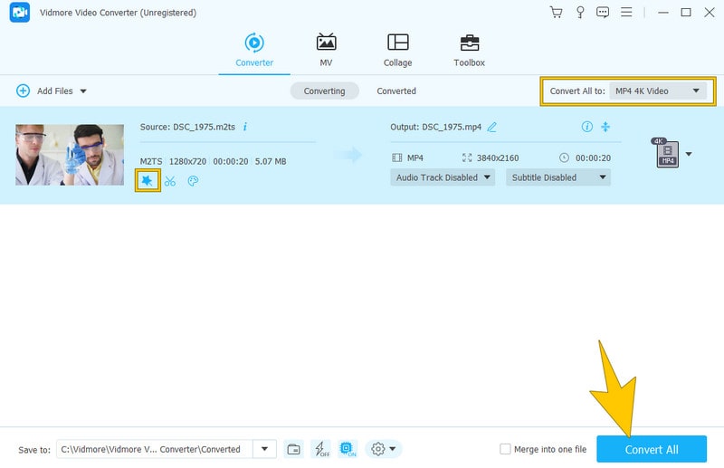 ホームビデオ編集　Vidmore 保存